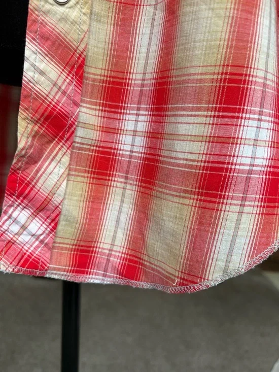 Vintage H Bar C California Ranchwear plaid button down shirt - Picture 7 of 13